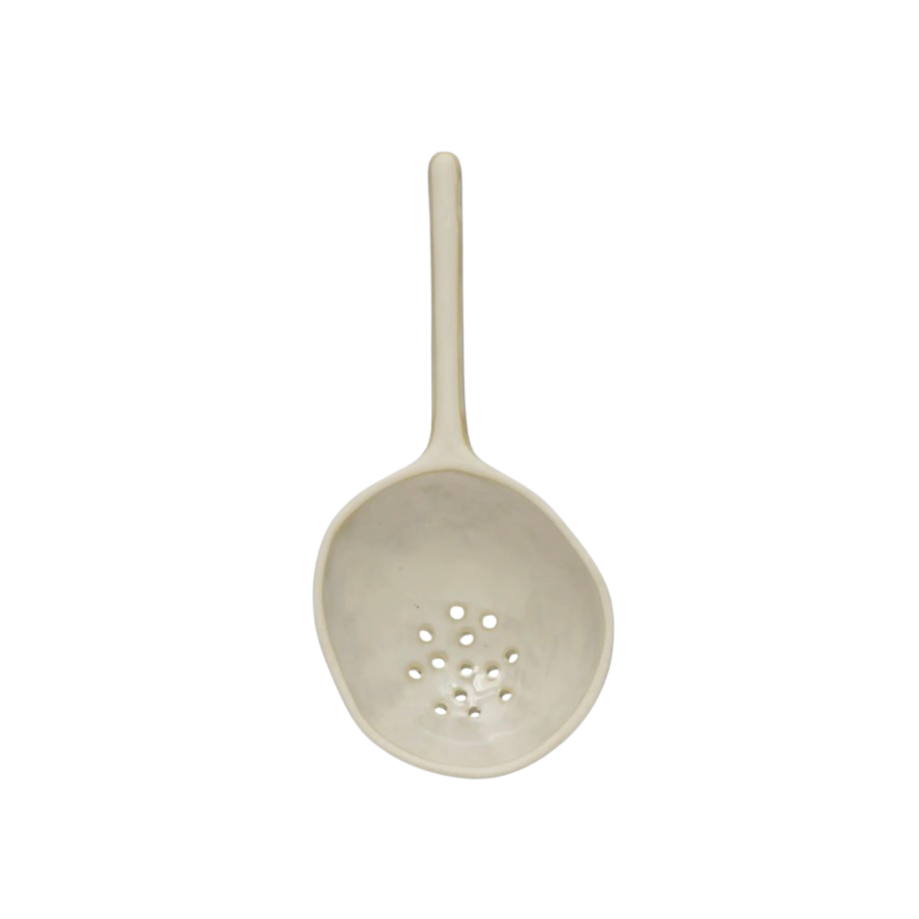 Stoneware Strainer Spoon