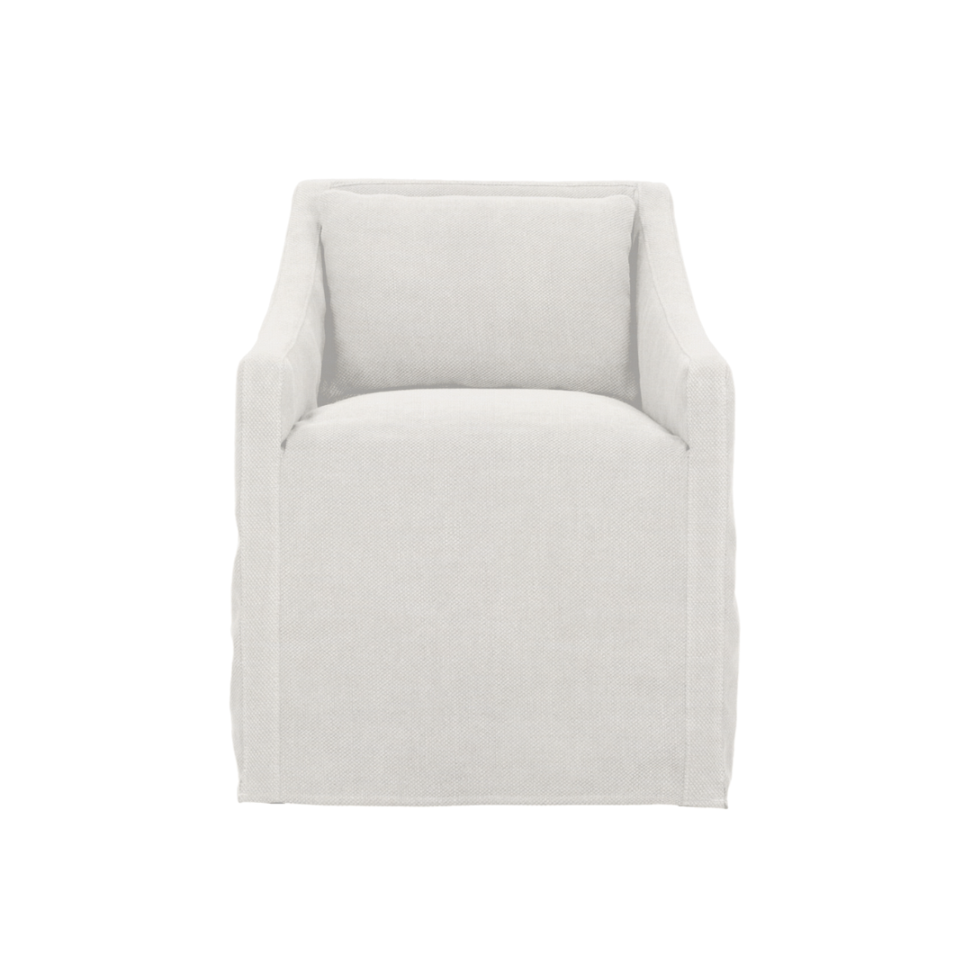 Odessa Slip Dining Arm Chairs - Set of Two