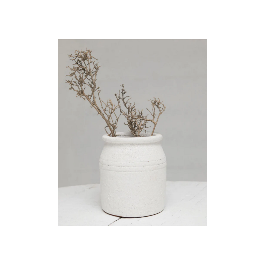 Distressed Coarse Terracotta Crock