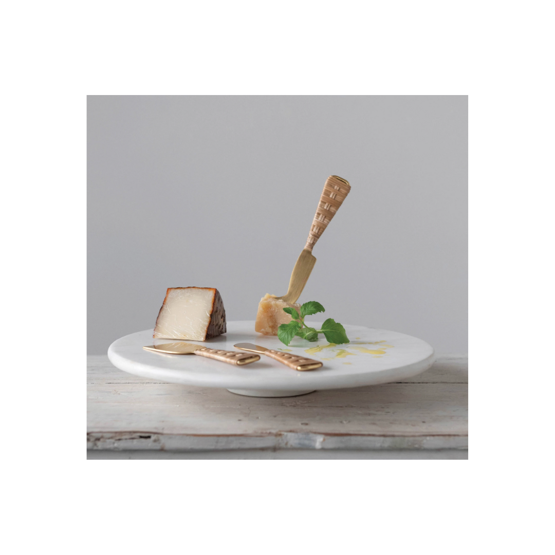 Rattan Cheese Knives - Set of Three