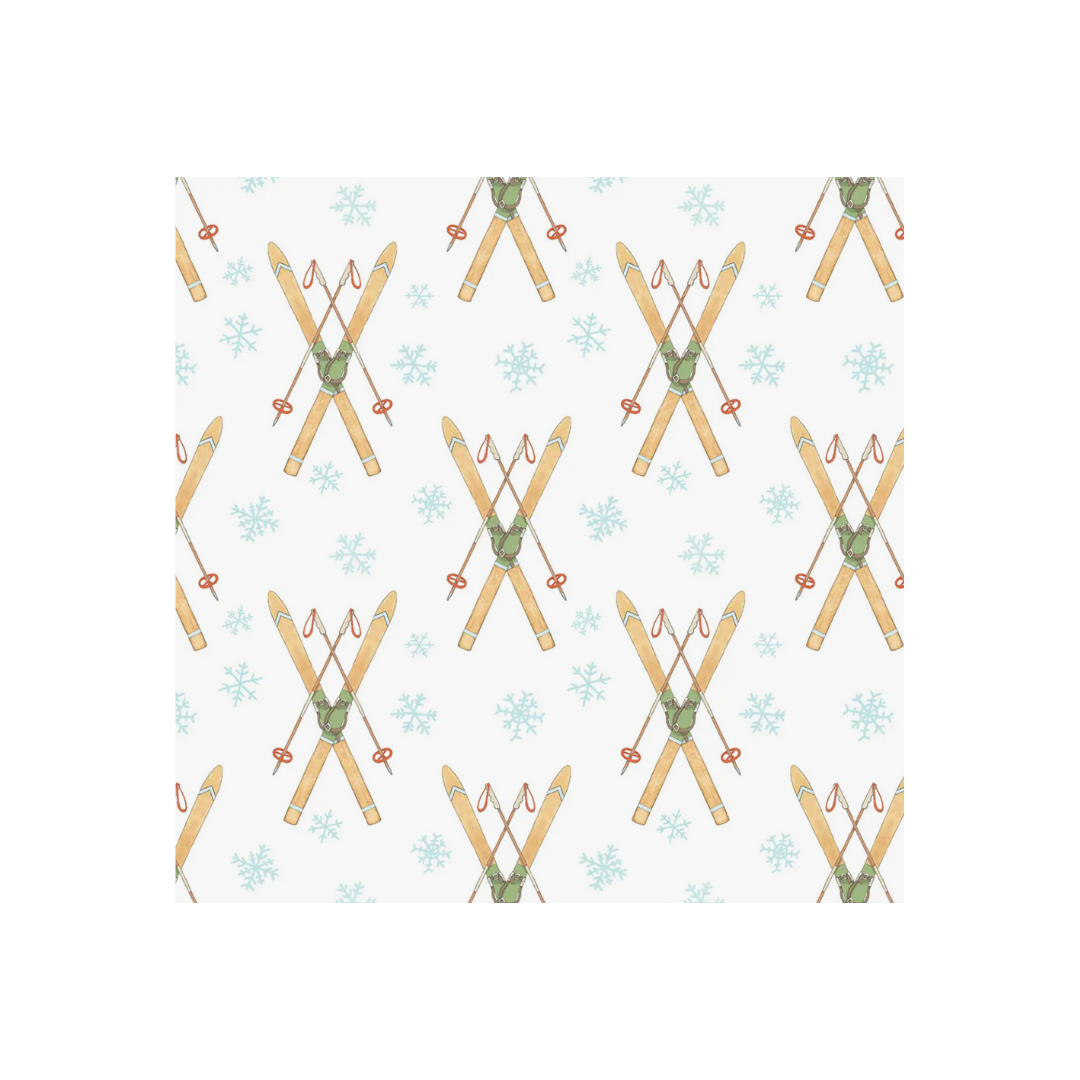 Vintage Skis Gift Wrap