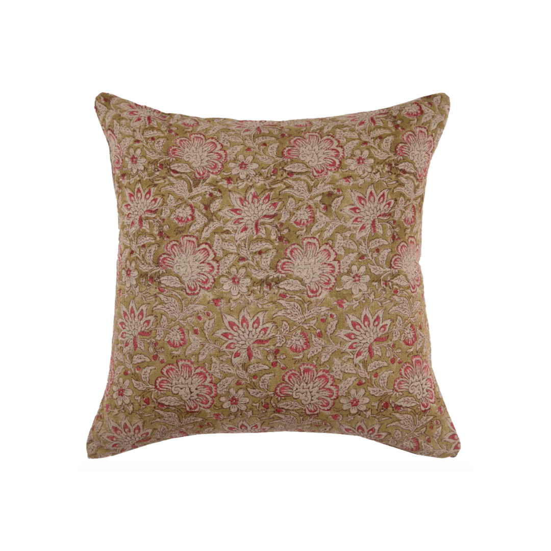 Kundan Ruby Pillow