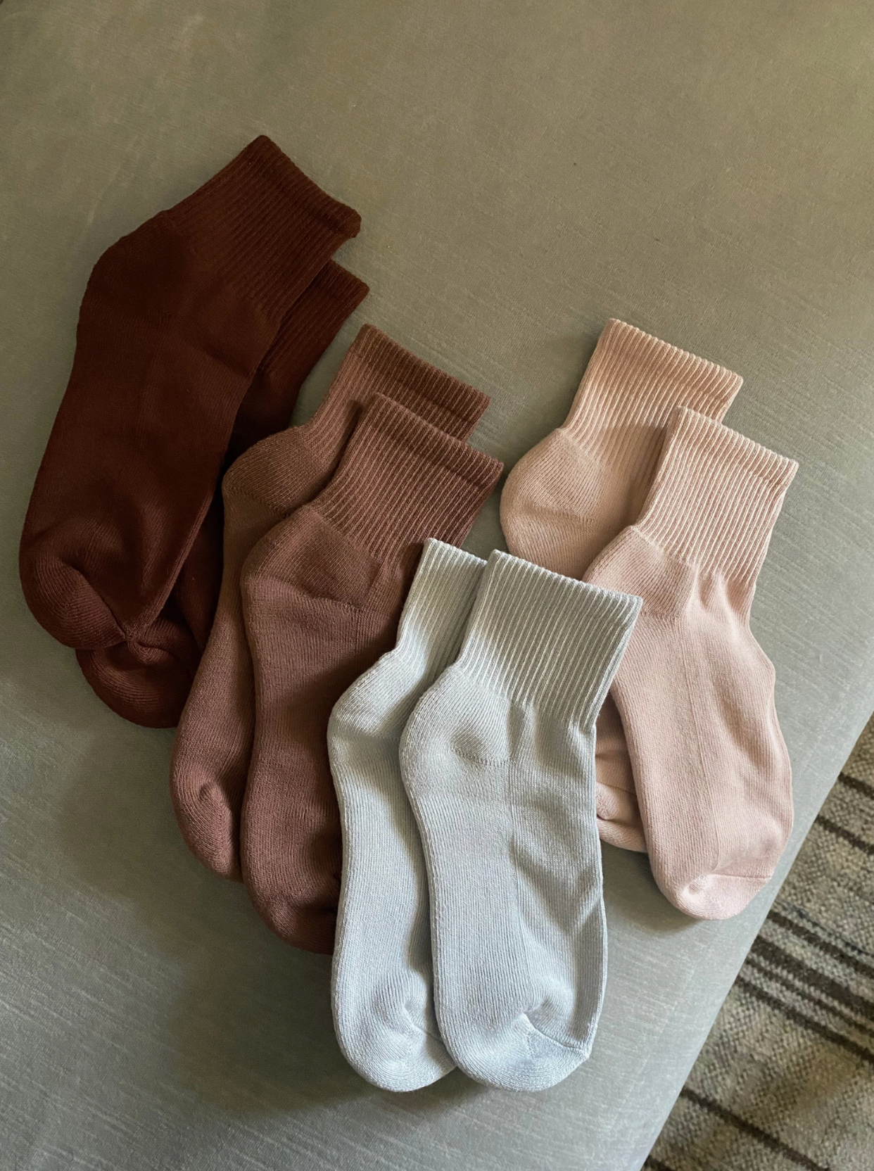 Spandex Blend Ankle Socks