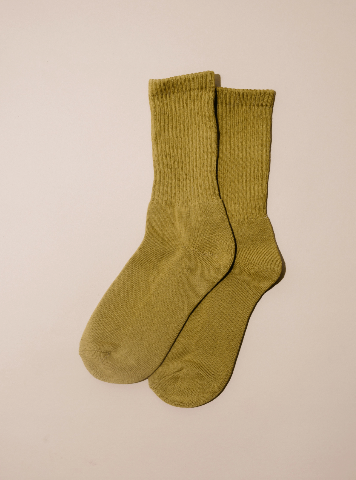 Spandex Blend Crew Socks