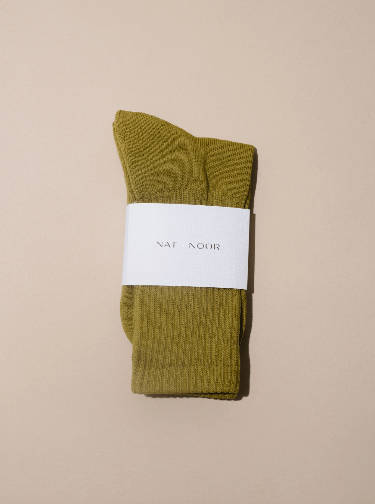 Spandex Blend Crew Socks