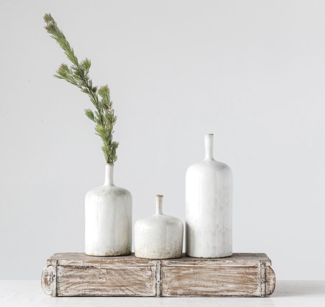 Large Stoneware Glaze Vase