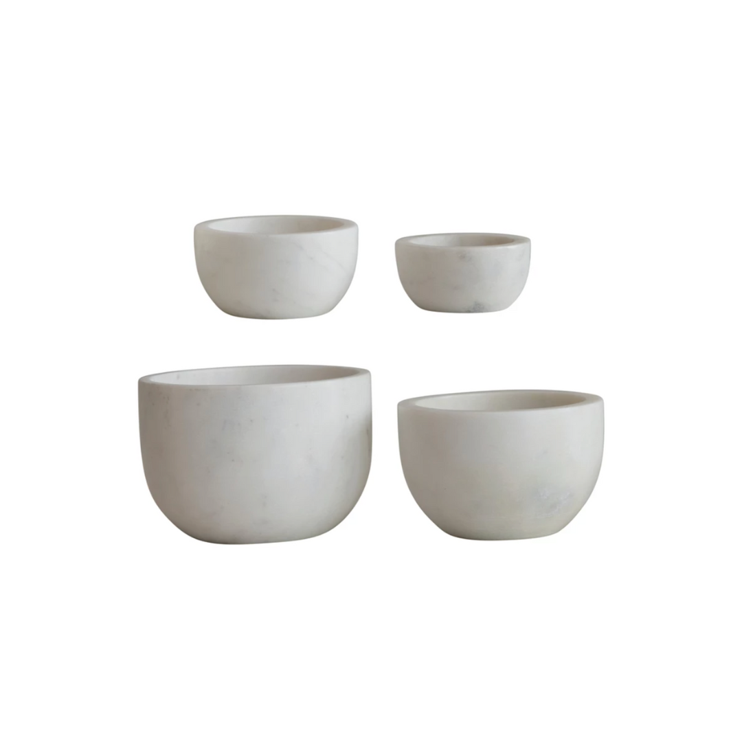 Set of Four Marble Bowls