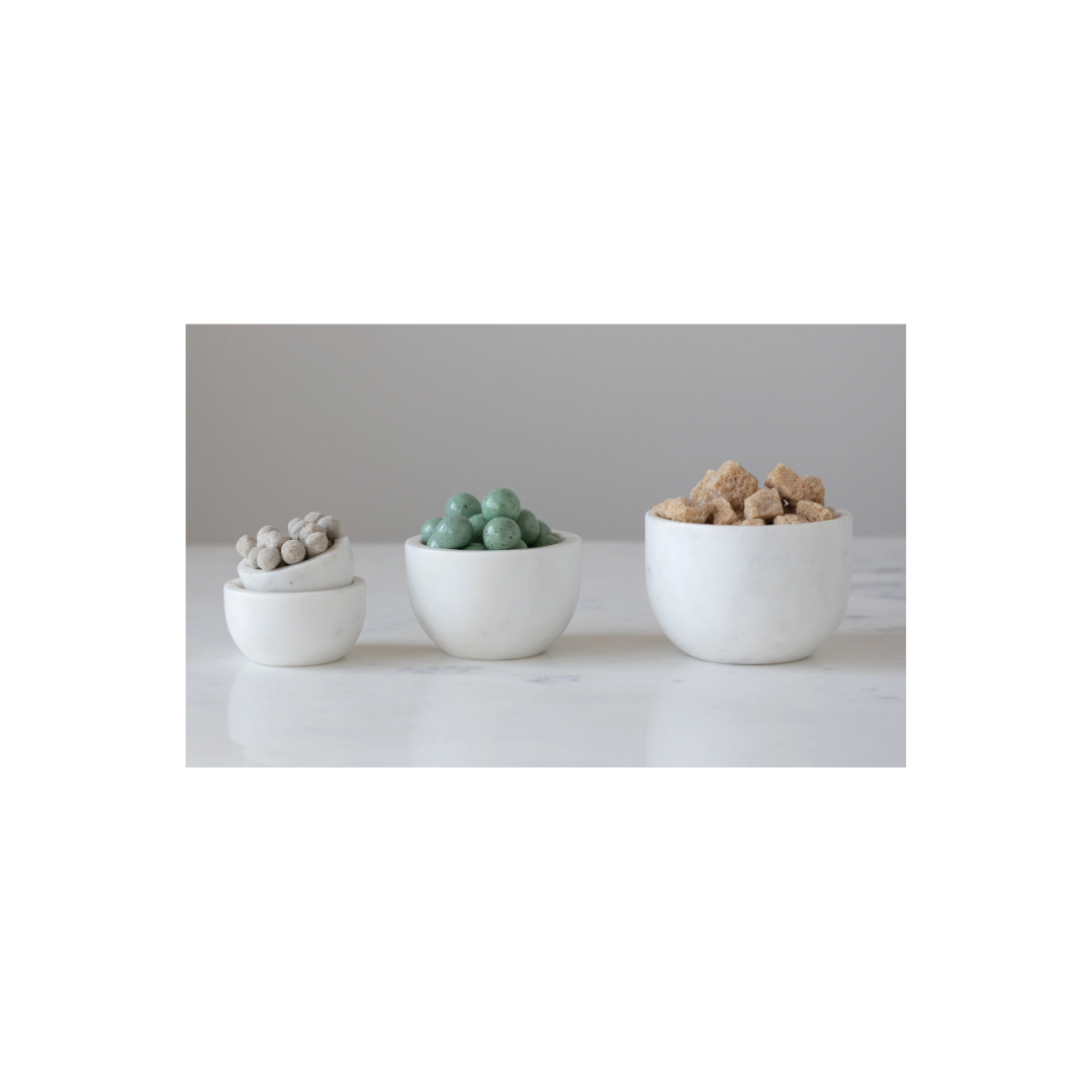 Set of Four Marble Bowls