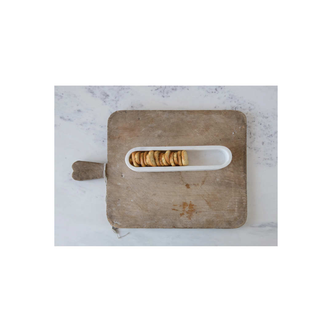 Marble Cracker Dish