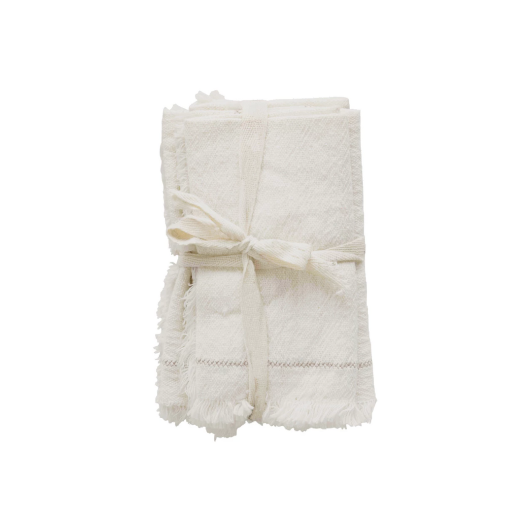 Cotton Napkins with Fringe