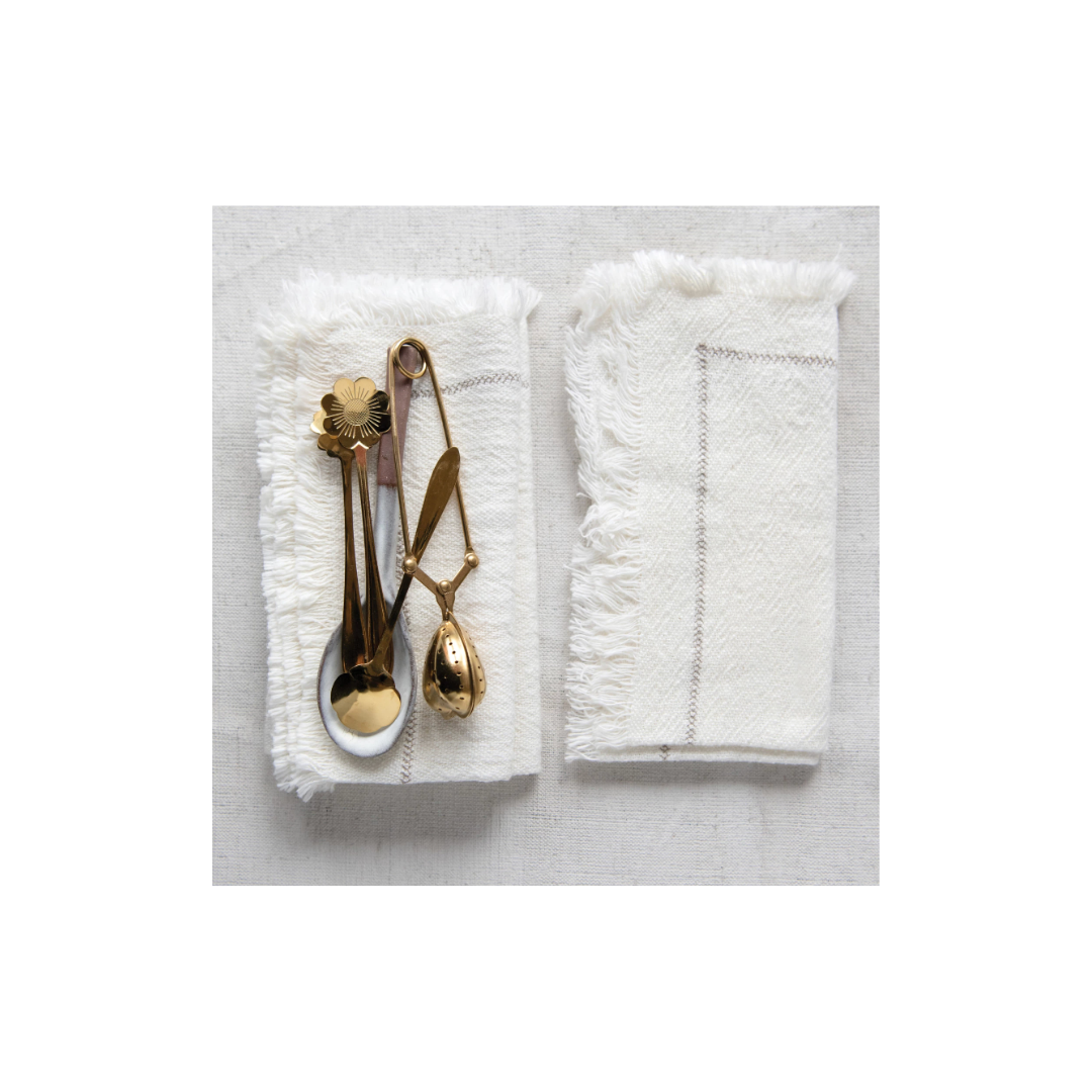 Cotton Napkins with Fringe