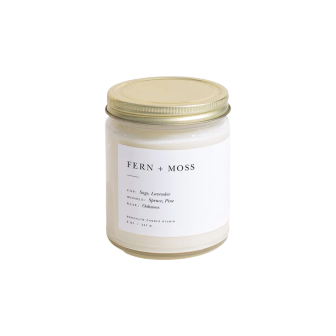 Fern + Moss Minimalist Candle