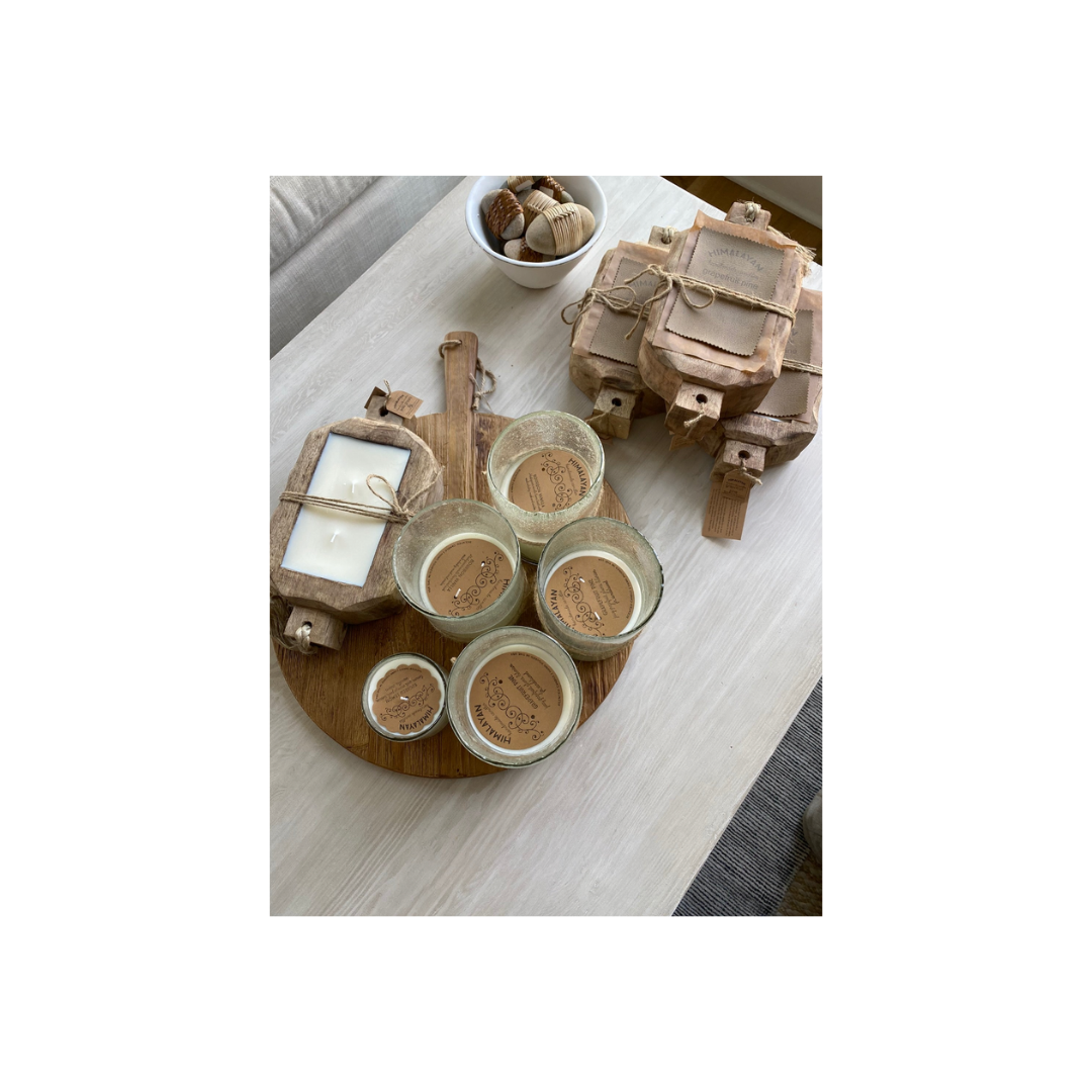 Driftwood Candle Tray