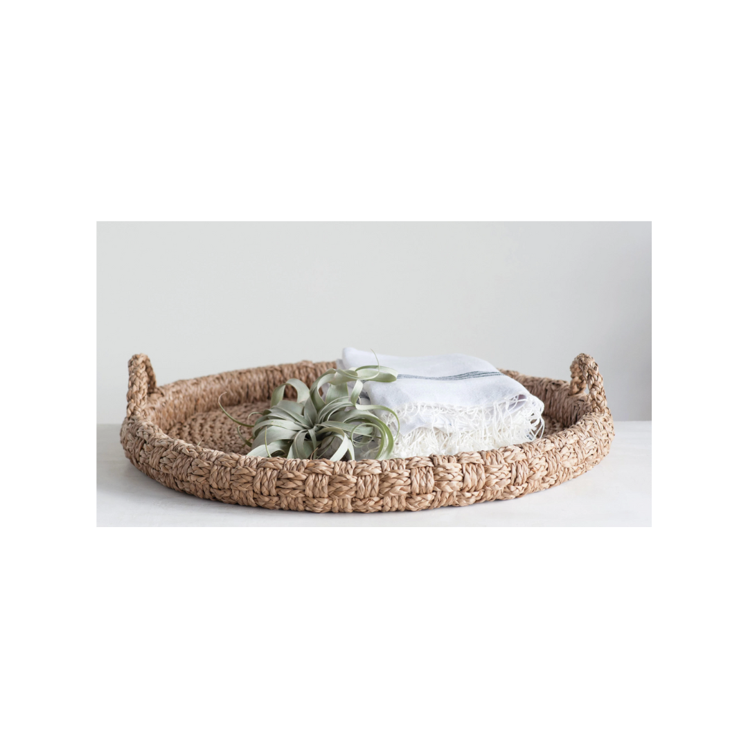 Braided Bankuan Tray with Handles