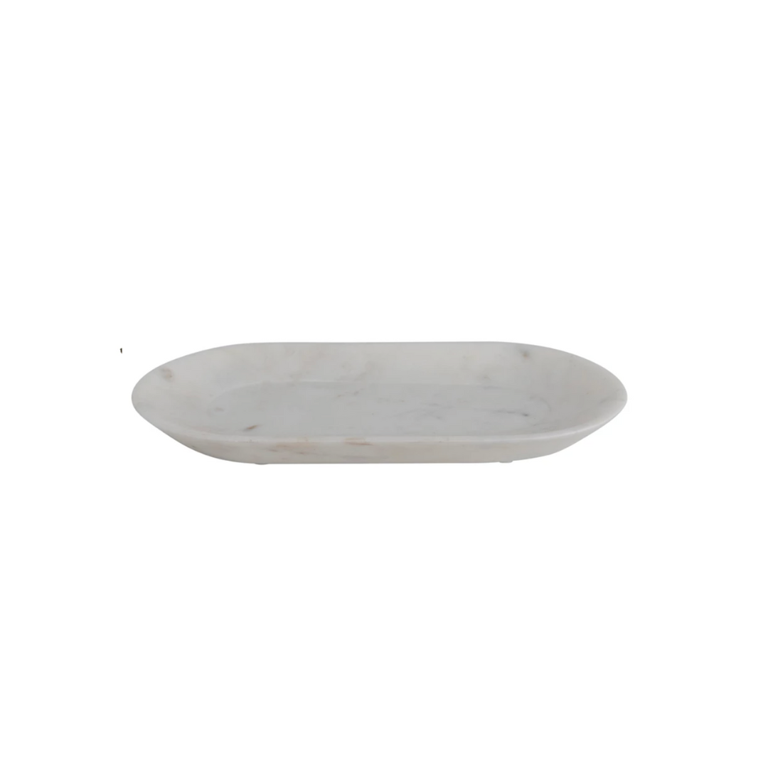 Oval Marble Tray