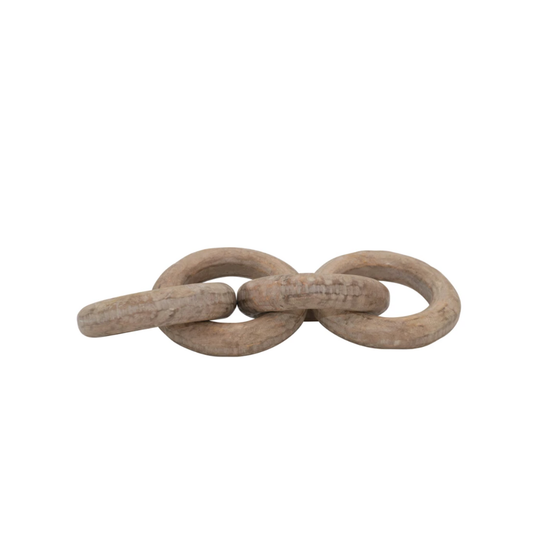 Mango Wood Four Link Chain