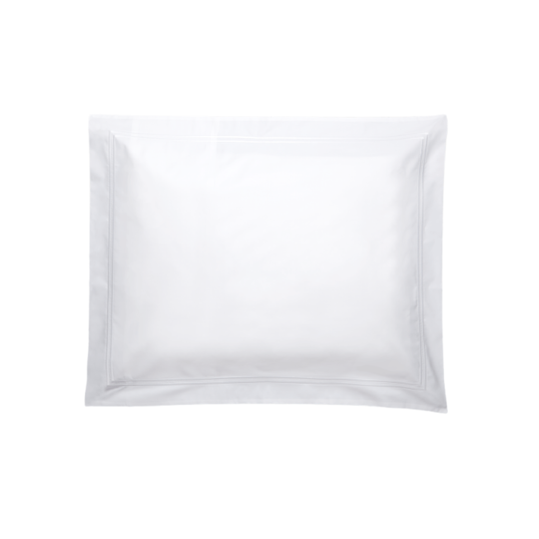 Flange White Essex King Sham