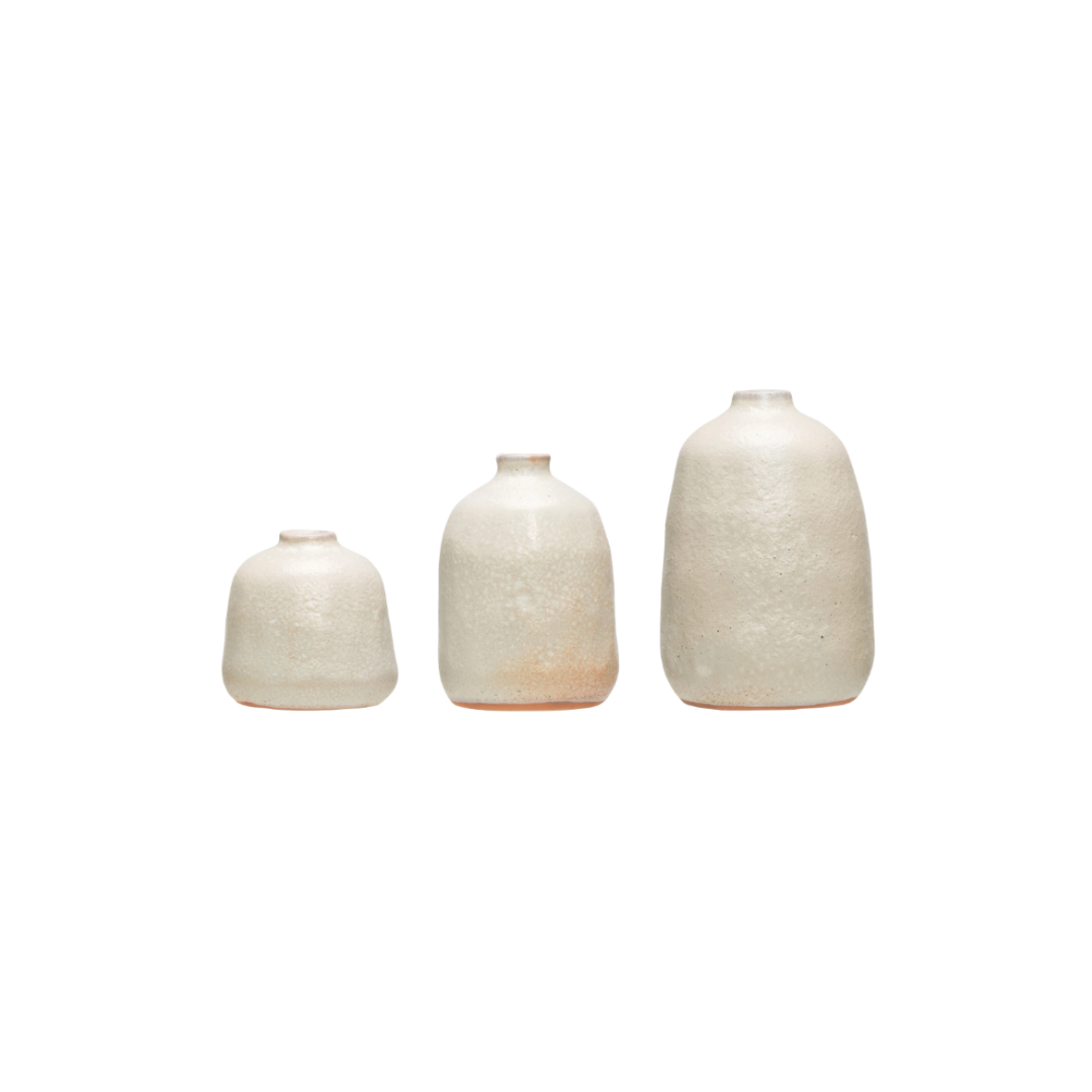 Terracotta Vases with Sand Finish