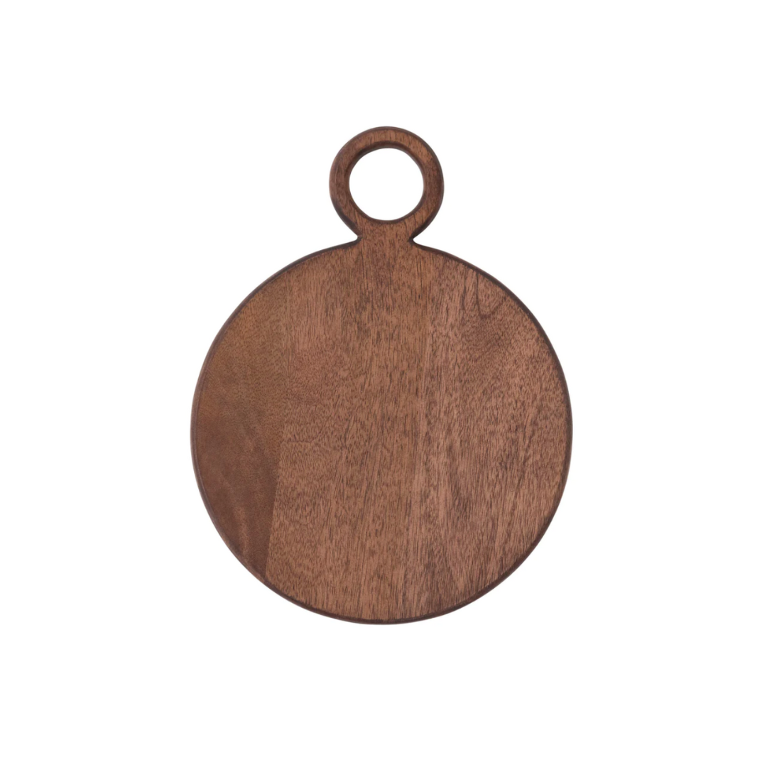 Mango Wood Cheese & Cutting Board with Handle
