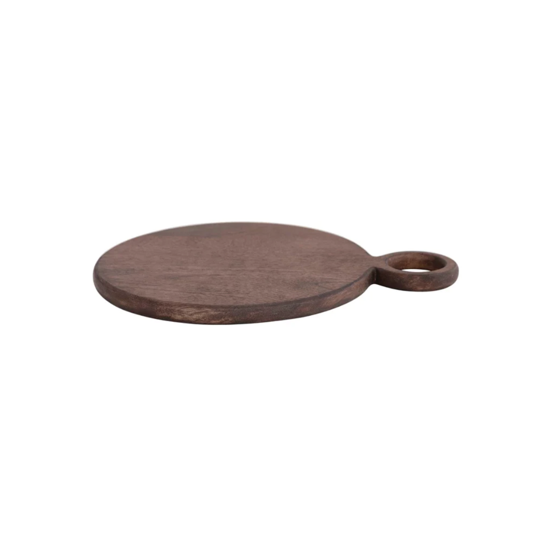 Mango Wood Cheese & Cutting Board with Handle