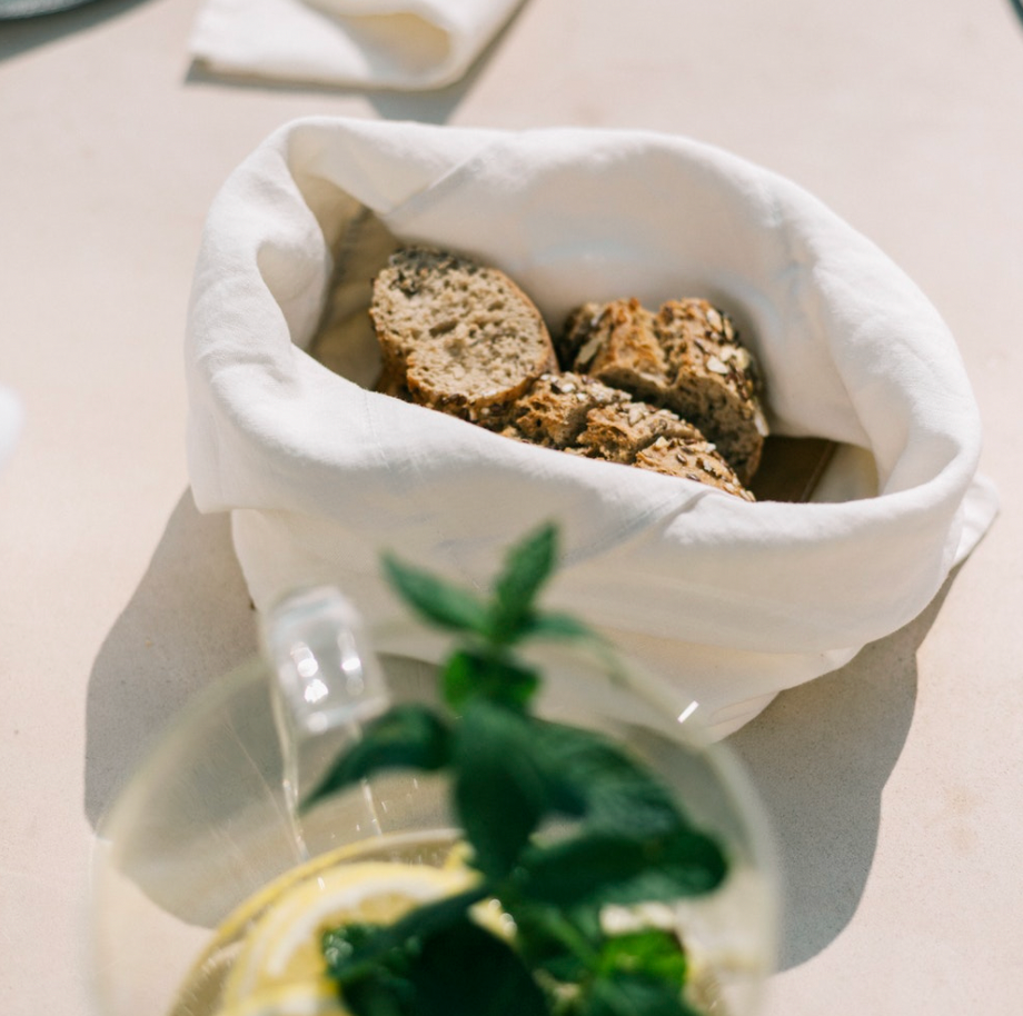Linen Fiocco Bread Bag