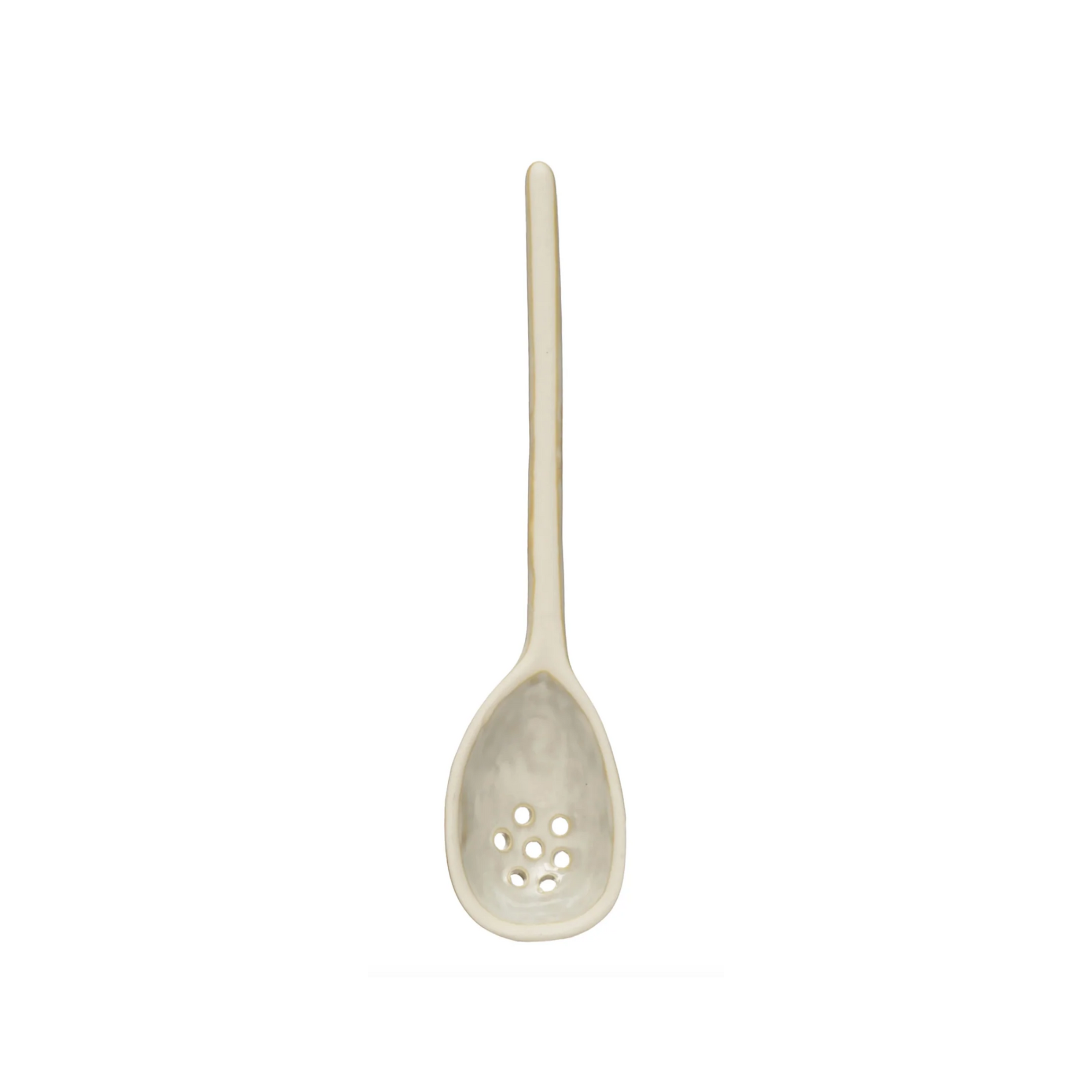 Stoneware Strainer Spoon