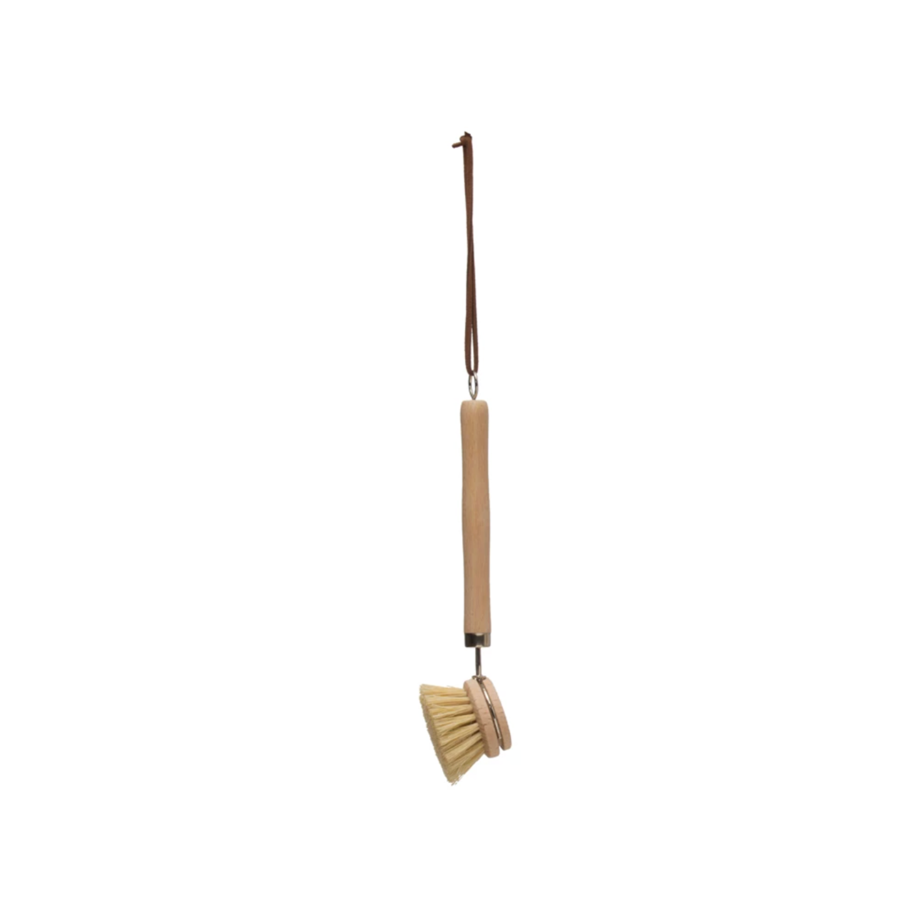 Tampico Dish Brush with Leather Strap
