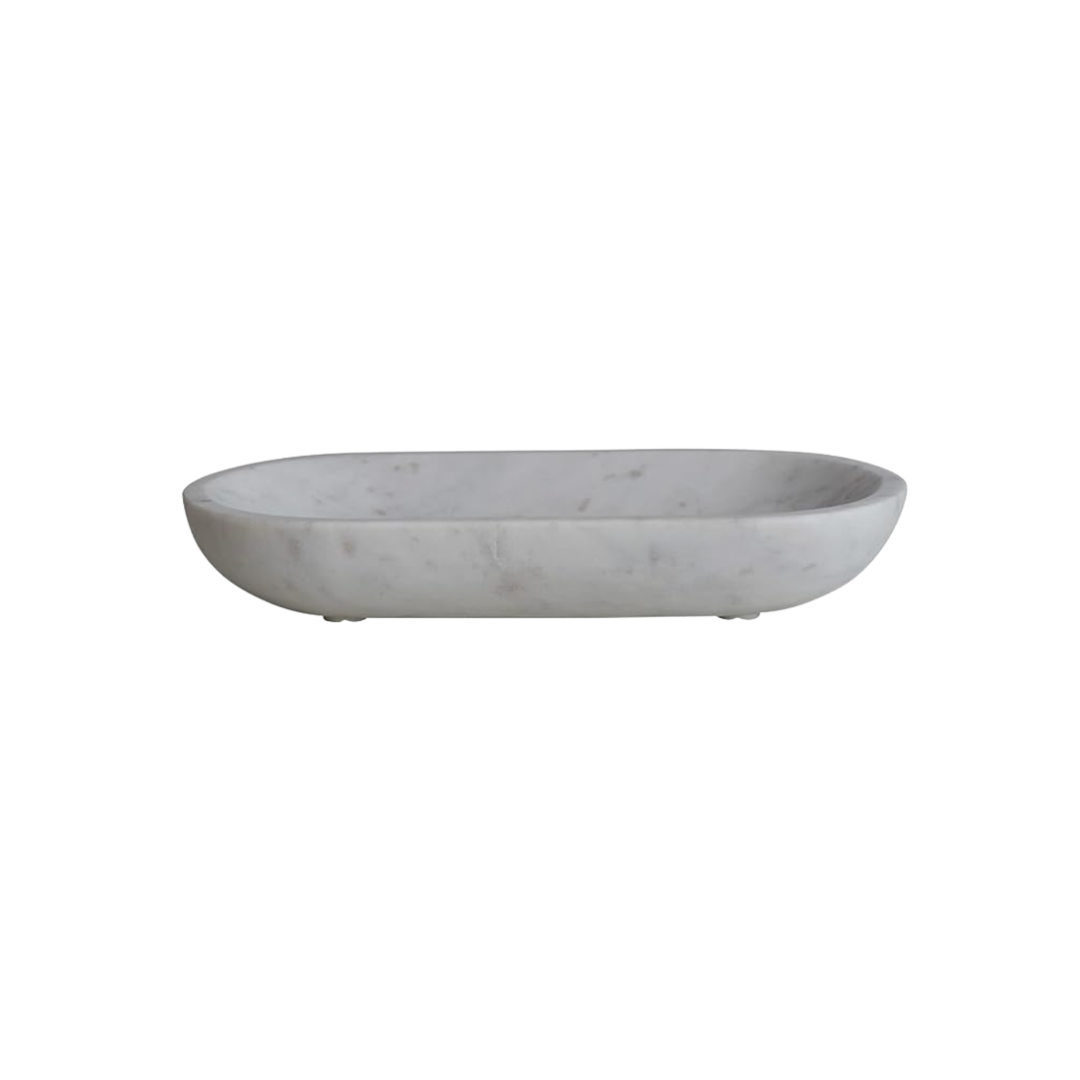 Oval Marble Bowl