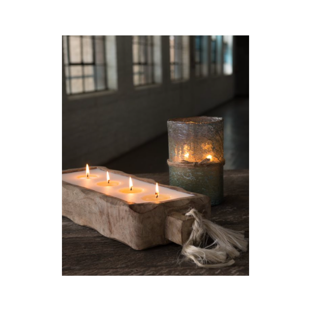 Sunlight In The Forest Driftwood Candle Tray